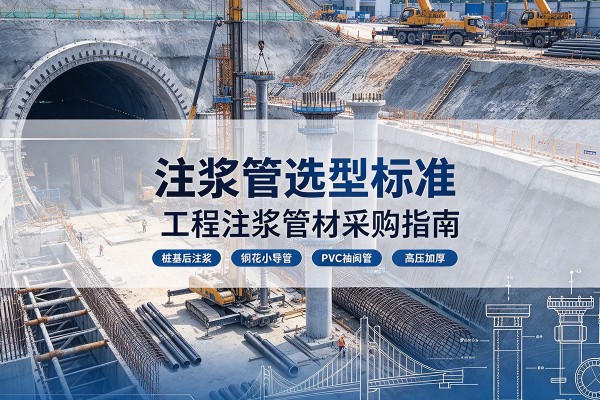万源注浆管选型标准