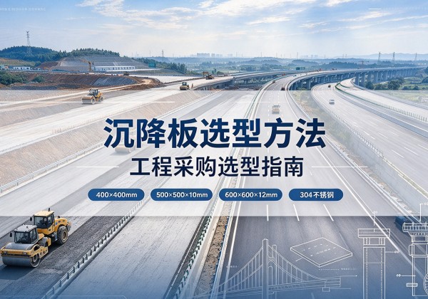 万源沉降板选择方法